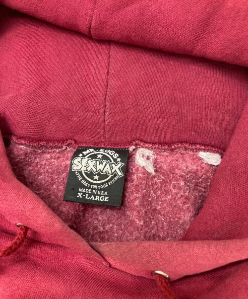 SEX WAX（セックスワックス）SEX WAX (セックスワックス) パーカー レッド サイズ:XLの古着・服飾アイテム
