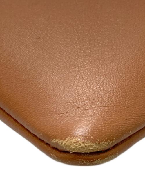 CELINE（セリーヌ）CELINE (セリーヌ) クラッチバッグ グレー×ブラウンの古着・服飾アイテム