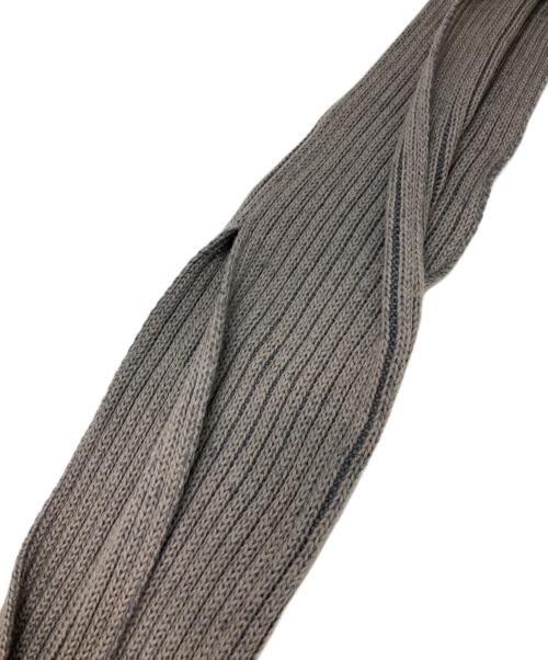 HOMME PLISSE ISSEY MIYAKE（オム プリッセ イッセイ ミヤケ）HOMME PLISSE ISSEY MIYAKE (オムプリッセ イッセイ ミヤケ) RB DRAWING SCARF ブラウンの古着・服飾アイテム