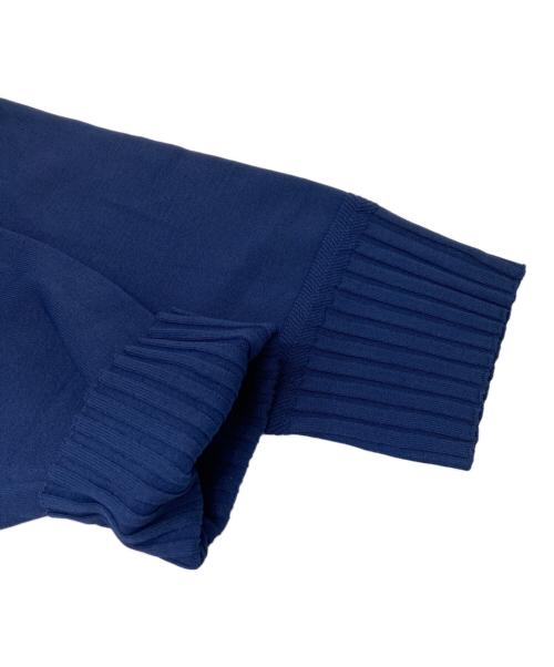 MUVEIL（ミュベール）MUVEIL (ミュベール) パール衿プルオーバー ネイビー サイズ:38 未使用品の古着・服飾アイテム