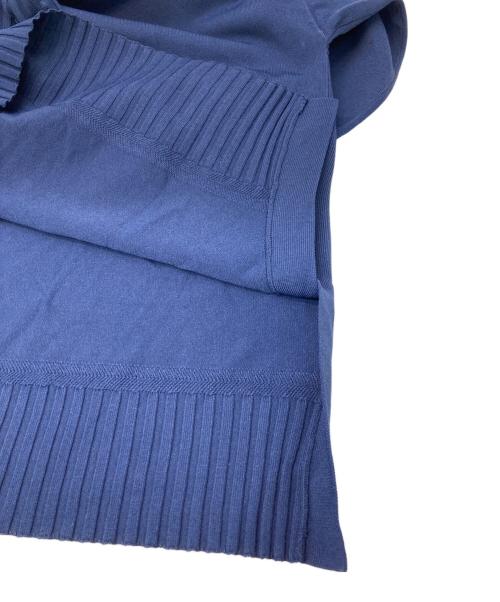 MUVEIL（ミュベール）MUVEIL (ミュベール) パール衿プルオーバー ネイビー サイズ:38 未使用品の古着・服飾アイテム