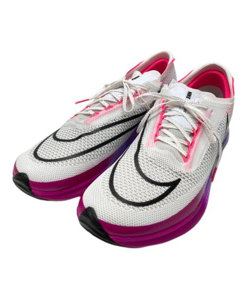 NIKE（ナイキ）NIKE (ナイキ) ズームX ストリークフライ ホワイト×ピンク サイズ:29 未使用品の古着・服飾アイテム