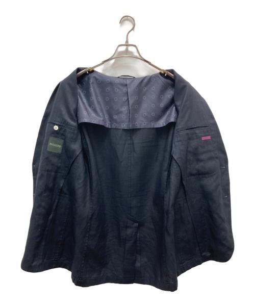 MACKINTOSH PHILOSOPHY（マッキントッシュ フィロソフィー）MACKINTOSH PHILOSOPHY (マッキントッシュ フィロソフィー) リネンテーラードジャケット ネイビー サイズ:42の古着・服飾アイテム