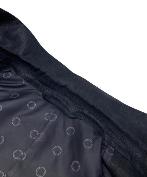 MACKINTOSH PHILOSOPHY（マッキントッシュ フィロソフィー）MACKINTOSH PHILOSOPHY (マッキントッシュ フィロソフィー) リネンテーラードジャケット ネイビー サイズ:42の古着・服飾アイテム