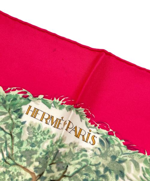 HERMES（エルメス）HERMES (エルメス) カレ90 ピンクの古着・服飾アイテム