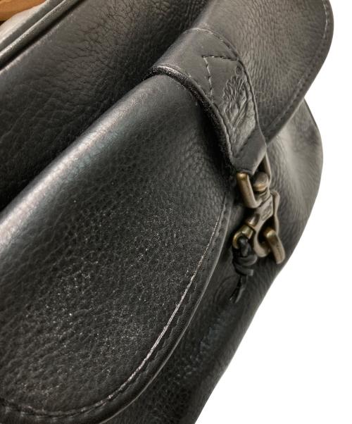 Timberland（ティンバーランド）Timberland (ティンバーランド) ヴィンテージレザーショルダーバッグ ブラックの古着・服飾アイテム