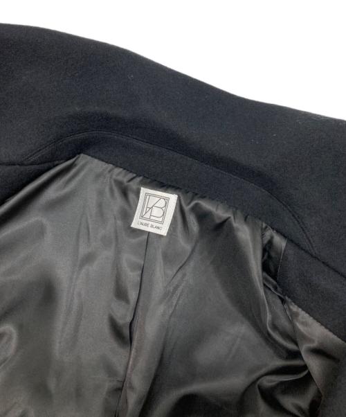 L`AUBE BLANC（ローブ ブラン）L`AUBE BLANC (ローブ ブラン) ベルテッドチェスターコート ブラック サイズ:Fの古着・服飾アイテム
