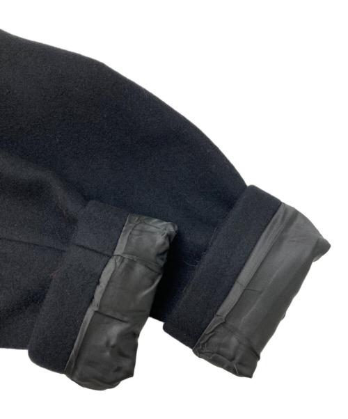 L`AUBE BLANC（ローブ ブラン）L`AUBE BLANC (ローブ ブラン) ベルテッドチェスターコート ブラック サイズ:Fの古着・服飾アイテム