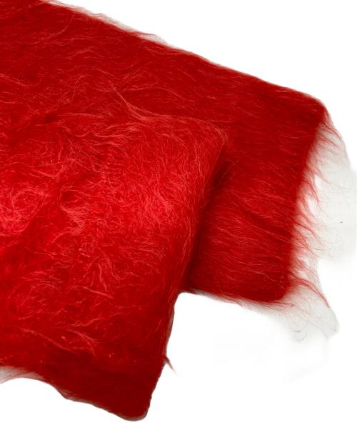 anuans（アニュアンス）anuans (アニュアンス) スーリーアルパカショートニットプルオーバー レッド サイズ:FREEの古着・服飾アイテム