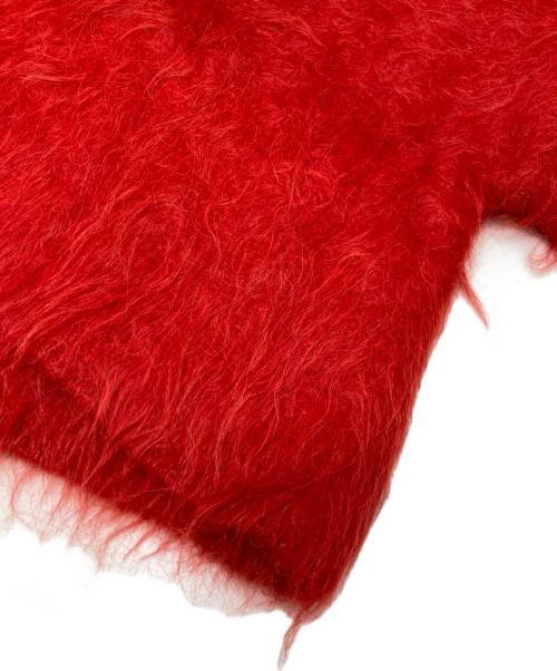 anuans（アニュアンス）anuans (アニュアンス) スーリーアルパカショートニットプルオーバー レッド サイズ:FREEの古着・服飾アイテム