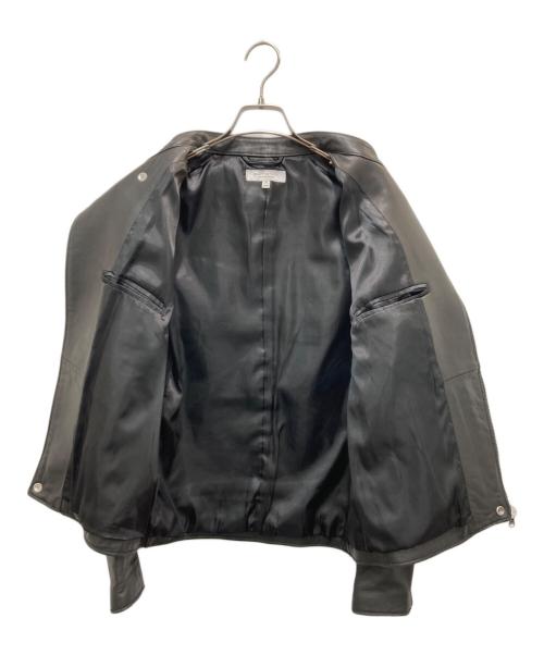 BEAUTY&YOUTH（ビューティーアンドユース）BEAUTY&YOUTH (ビューティーアンドユース) シープ セミダブル ライダースジャケット ブラック サイズ:Mの古着・服飾アイテム