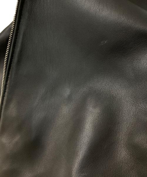 BEAUTY&YOUTH（ビューティーアンドユース）BEAUTY&YOUTH (ビューティーアンドユース) シープ セミダブル ライダースジャケット ブラック サイズ:Mの古着・服飾アイテム