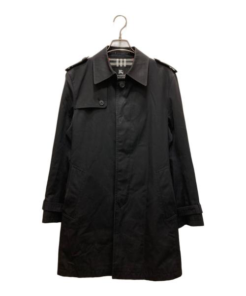 BURBERRY BLACK LABEL（バーバリーブラックレーベル）BURBERRY BLACK LABEL (バーバリーブラックレーベル) トレンチコート ブラック サイズ:Mの古着・服飾アイテム