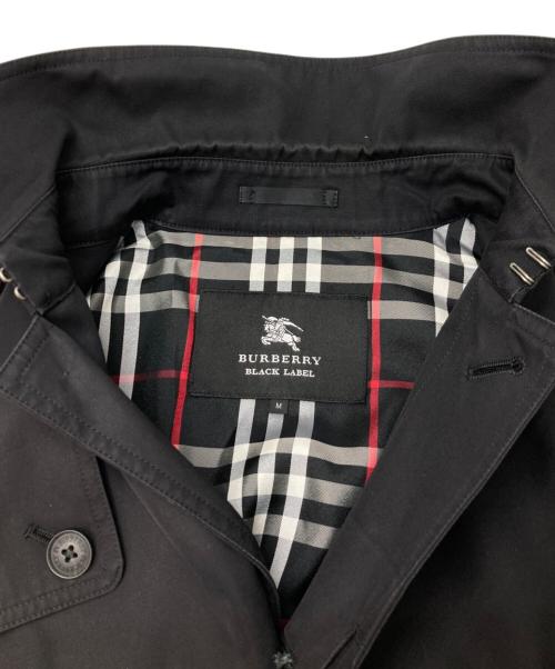 BURBERRY BLACK LABEL（バーバリーブラックレーベル）BURBERRY BLACK LABEL (バーバリーブラックレーベル) トレンチコート ブラック サイズ:Mの古着・服飾アイテム