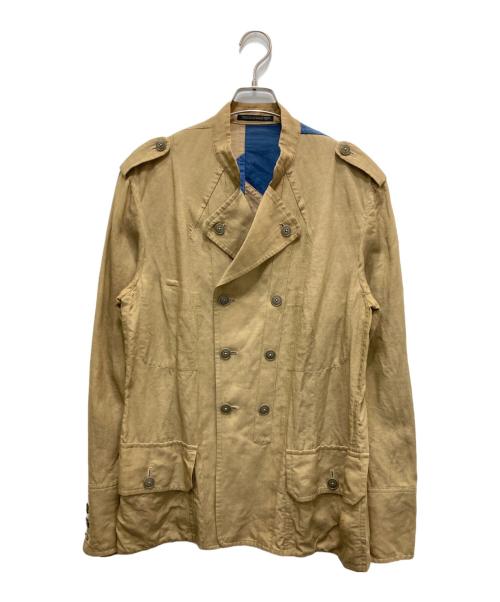 Yohji Yamamoto pour homme（ヨウジヤマモト プールオム）Yohji Yamamoto pour homme (ヨウジヤマモト プールオム) 8ボタンジャケット ベージュ サイズ:3の古着・服飾アイテム