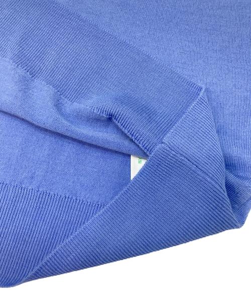 JOHN SMEDLEY（ジョンスメドレー）JOHN SMEDLEY (ジョンスメドレー) Vネックニット ブルー サイズ:Mの古着・服飾アイテム