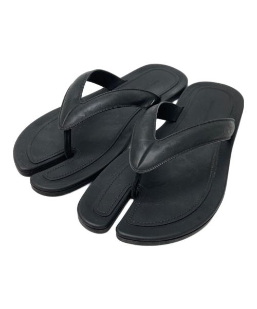 Maison Margiela（メゾンマルジェラ）Maison Margiela (メゾンマルジェラ) Tabiトングサンダル ブラック サイズ:36の古着・服飾アイテム