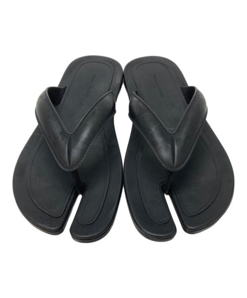 Maison Margiela（メゾンマルジェラ）Maison Margiela (メゾンマルジェラ) Tabiトングサンダル ブラック サイズ:36の古着・服飾アイテム