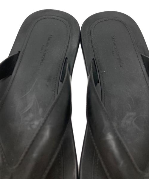 Maison Margiela（メゾンマルジェラ）Maison Margiela (メゾンマルジェラ) Tabiトングサンダル ブラック サイズ:36の古着・服飾アイテム