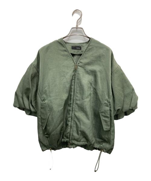 styling/（スタイリング）styling/ (スタイリング) ナイロンジャケット グリーンの古着・服飾アイテム