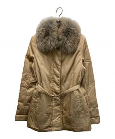 中古・古着通販】Aquascutum (アクアスキュータム) フォックスファー付