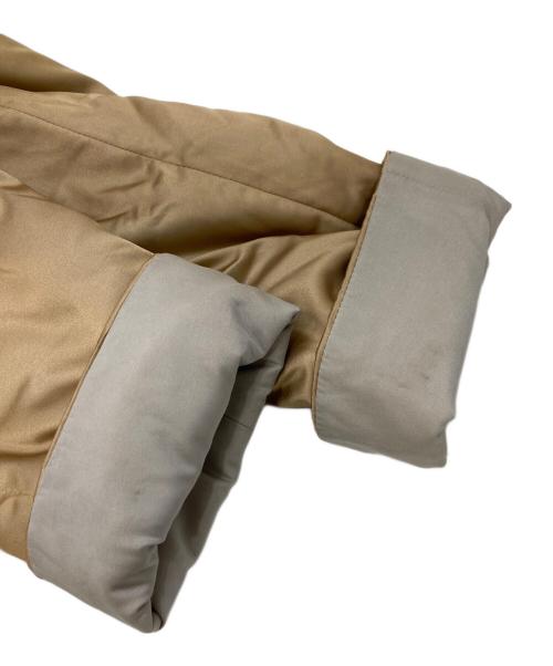 Aquascutum（アクアスキュータム）Aquascutum (アクアスキュータム) フォックスファー付ダウンコート ブラウン サイズ:8の古着・服飾アイテム