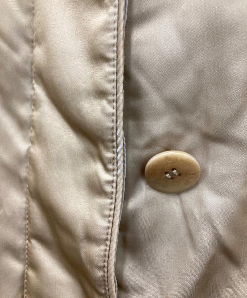 Aquascutum（アクアスキュータム）Aquascutum (アクアスキュータム) フォックスファー付ダウンコート ブラウン サイズ:8の古着・服飾アイテム