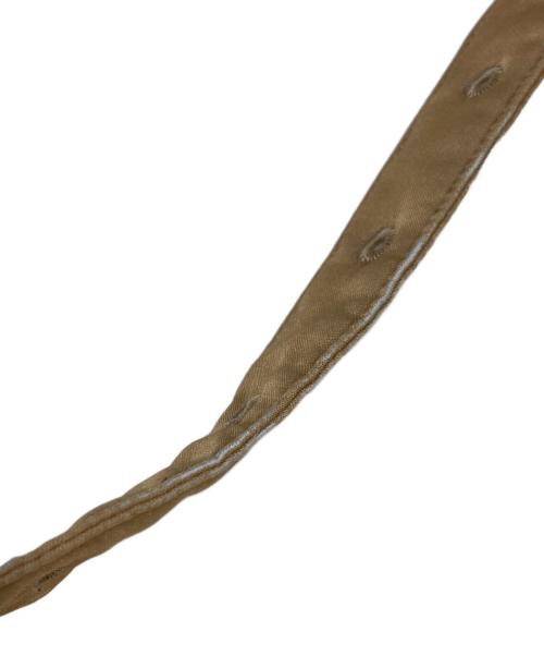 Aquascutum（アクアスキュータム）Aquascutum (アクアスキュータム) フォックスファー付ダウンコート ブラウン サイズ:8の古着・服飾アイテム