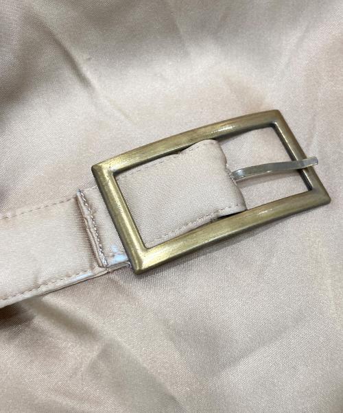 Aquascutum（アクアスキュータム）Aquascutum (アクアスキュータム) フォックスファー付ダウンコート ブラウン サイズ:8の古着・服飾アイテム