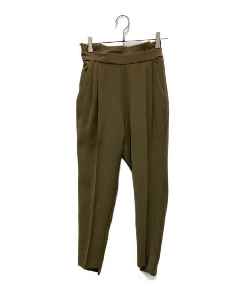 FEMMENT（ファモン）FEMMENT (ファモン) フロントタックパンツ カーキ サイズ:2の古着・服飾アイテム