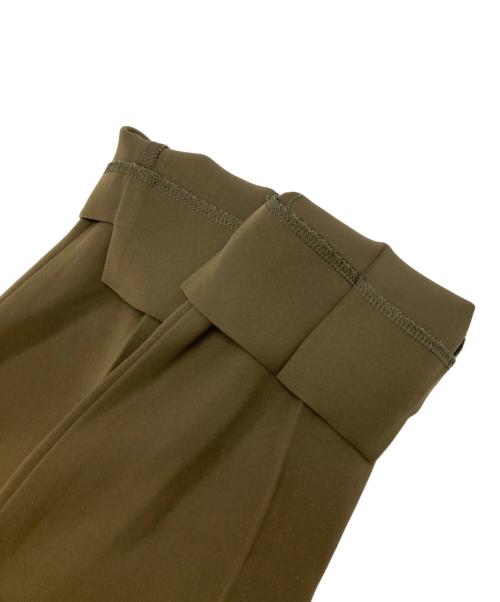 FEMMENT（ファモン）FEMMENT (ファモン) フロントタックパンツ カーキ サイズ:2の古着・服飾アイテム