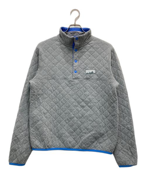 Patagonia（パタゴニア）Patagonia (パタゴニア) ダイヤモンドキルトスナップT グレー サイズ:Sの古着・服飾アイテム