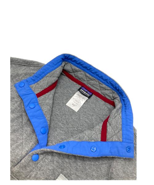 Patagonia（パタゴニア）Patagonia (パタゴニア) ダイヤモンドキルトスナップT グレー サイズ:Sの古着・服飾アイテム