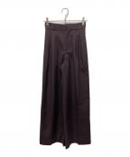 anuansアニュアンス）の古着「2wayマーベルトワイドパンツ」｜ボルドー