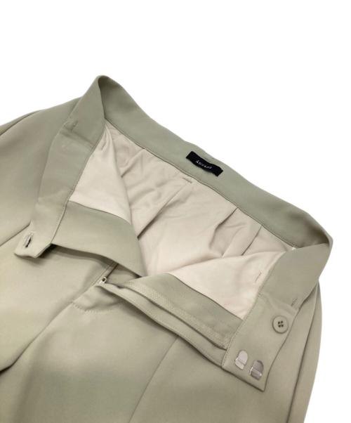 anuans（アニュアンス）anuans (アニュアンス) ダブルクロスボックスタックパンツ ベージュ サイズ:Mの古着・服飾アイテム