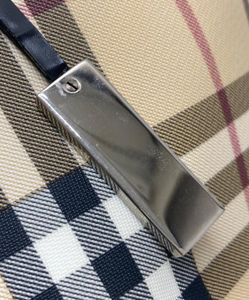 BURBERRY（バーバリー）BURBERRY (バーバリー) ハンドバッグ ベージュの古着・服飾アイテム