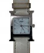 HERMESエルメス）の古着「Hウォッチ」｜ホワイト