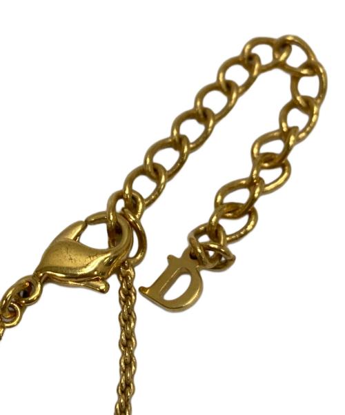 Christian Dior（クリスチャン ディオール）Christian Dior (クリスチャン ディオール) トロッター プレート ネックレス ゴールドの古着・服飾アイテム