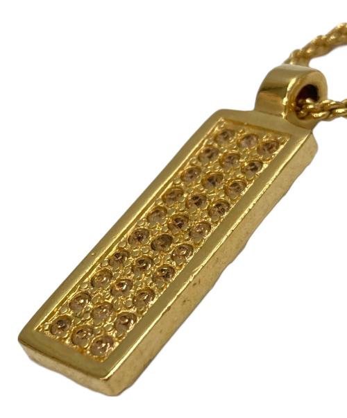 Christian Dior（クリスチャン ディオール）Christian Dior (クリスチャン ディオール) トロッター プレート ネックレス ゴールドの古着・服飾アイテム