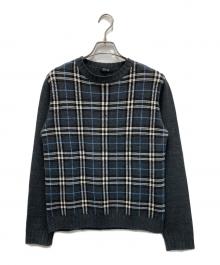 BURBERRY BLACK LABEL（バーバリーブラックレーベル）の古着「ニット」｜グレー