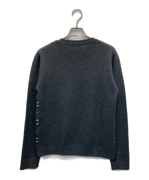 BURBERRY BLACK LABEL（バーバリーブラックレーベル）BURBERRY BLACK LABEL (バーバリーブラックレーベル) ニット グレー サイズ:2の古着・服飾アイテム