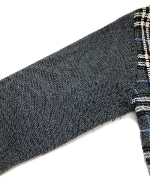 BURBERRY BLACK LABEL（バーバリーブラックレーベル）BURBERRY BLACK LABEL (バーバリーブラックレーベル) ニット グレー サイズ:2の古着・服飾アイテム