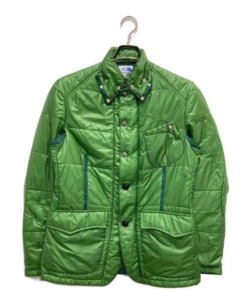 THE NORTH FACE（ザ ノース フェイス）THE NORTH FACE (ザ ノース フェイス) COMME des GARCONS JUNYA WATANABE MAN (コム デ ギャルソン ジュンヤ ワタナベ マン) キルティングダウンジャケット グリーン サイズ:Sの古着・服飾アイテム