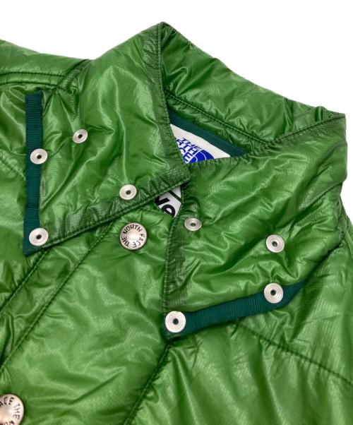 THE NORTH FACE（ザ ノース フェイス）THE NORTH FACE (ザ ノース フェイス) COMME des GARCONS JUNYA WATANABE MAN (コム デ ギャルソン ジュンヤ ワタナベ マン) キルティングダウンジャケット グリーン サイズ:Sの古着・服飾アイテム
