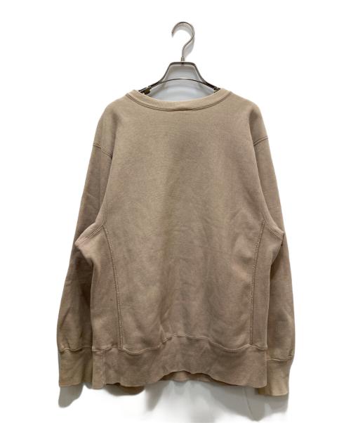 Champion REVERSE WEAVE（チャンピオン リバース ウィーブ）Champion REVERSE WEAVE (チャンピオン リバース ウィーブ) クルーネックスウェット ベージュ サイズ:Lの古着・服飾アイテム