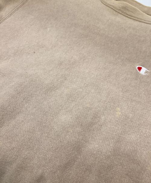 Champion REVERSE WEAVE（チャンピオン リバース ウィーブ）Champion REVERSE WEAVE (チャンピオン リバース ウィーブ) クルーネックスウェット ベージュ サイズ:Lの古着・服飾アイテム
