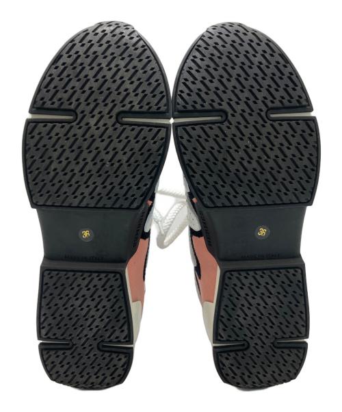 HERMES（エルメス）HERMES (エルメス) アクション バイカラーニット ハイライズスニーカー ピンク サイズ:36の古着・服飾アイテム