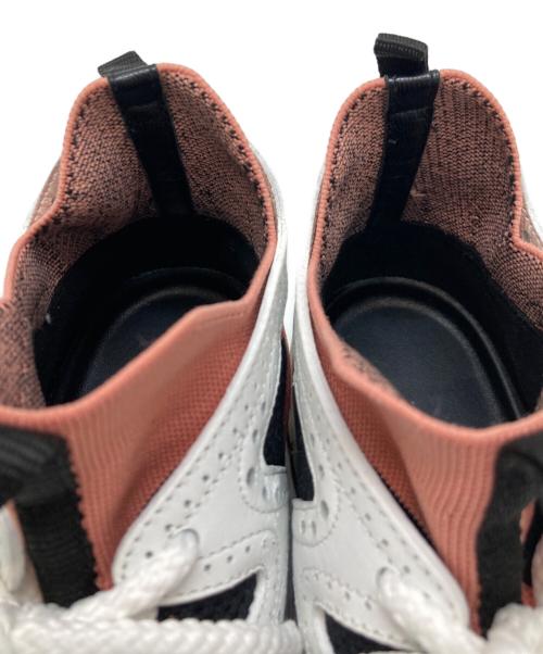 HERMES（エルメス）HERMES (エルメス) アクション バイカラーニット ハイライズスニーカー ピンク サイズ:36の古着・服飾アイテム