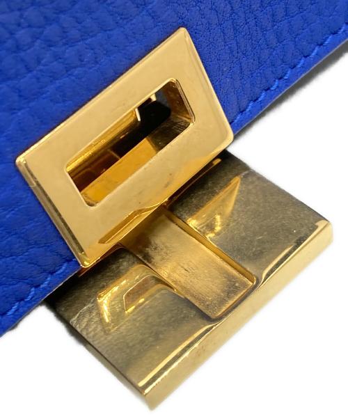 CELINE（セリーヌ）CELINE (セリーヌ) トラペーズスモール2WAYバッグ ブルーの古着・服飾アイテム