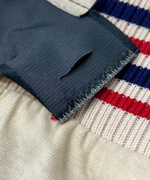 GUCCI（グッチ）GUCCI (グッチ) ジャージージャケット ベージュ×ボルドー サイズ:XXXSの古着・服飾アイテム